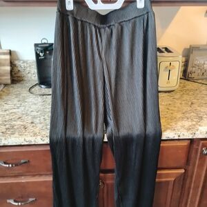 Elegant Black Pleated Pants